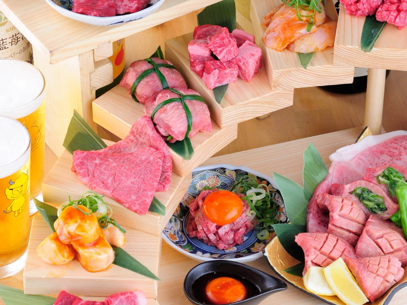 All-you-can-eat yakiniku + two drinks